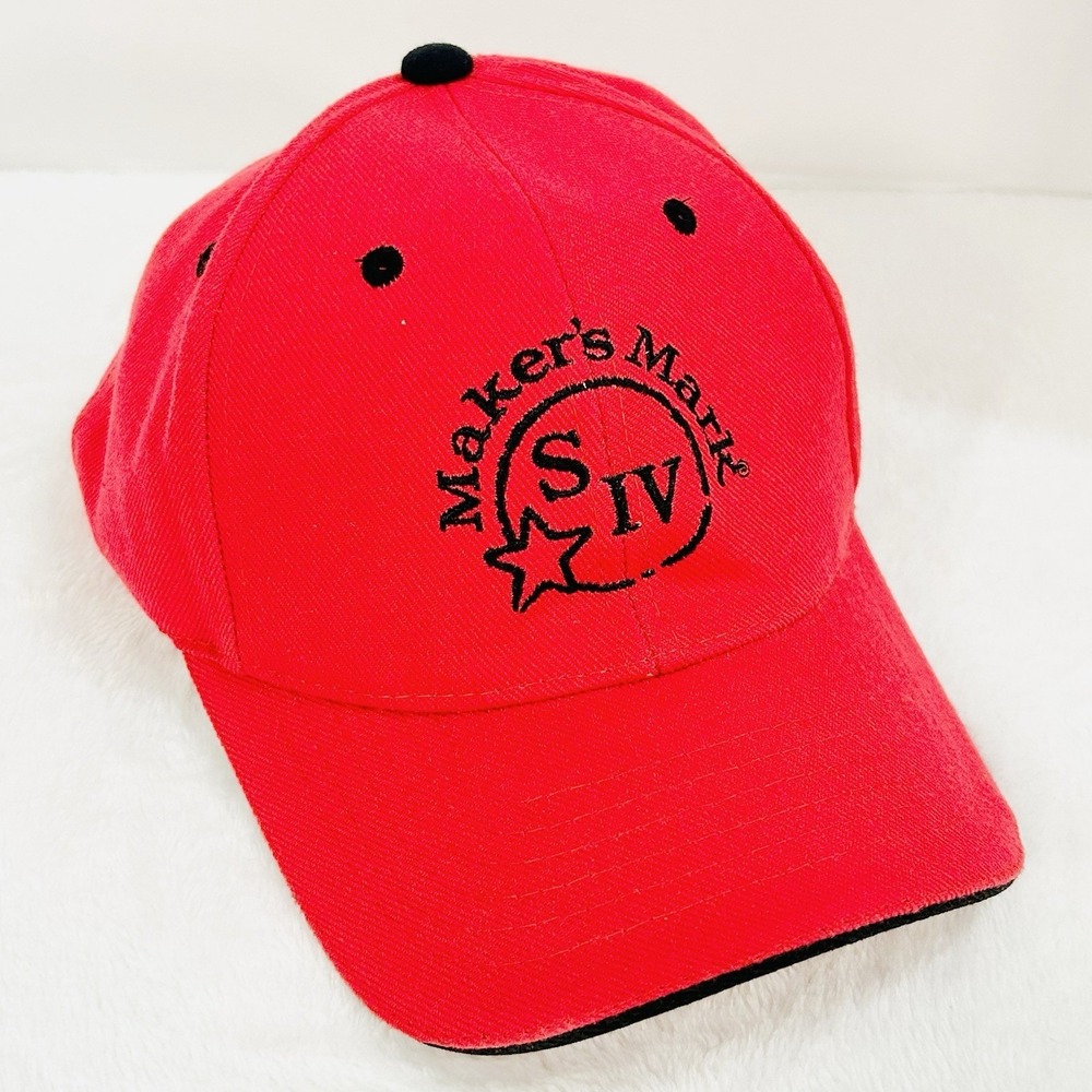 Maker's Mark Logo Hat Cap Adjustable Strapback Re… - image 3